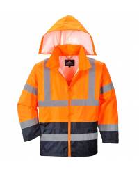 Contrast Hi-Vis Rain Jacket, Men's