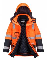 Huski Venture 4-in-1 Jacket, Orange/Navy