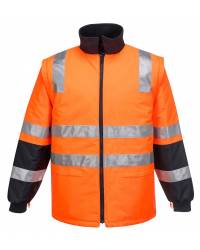 Huski Venture 4-in-1 Jacket, Orange/Navy