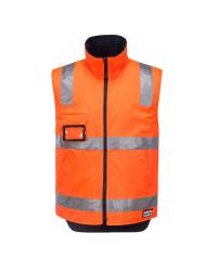 Huski Polar Fleece Reversible Vest | Men's