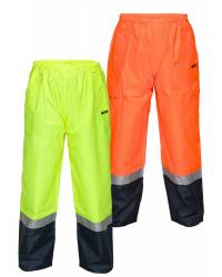 Contrast Hi-Vis Rain Pants, Men's