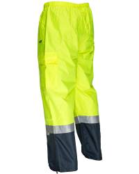 Contrast Hi-Vis Rain Pants, Men's