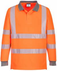 Eco Hi-Vis Polo Shirt L/S (Pack of Six) | Men's