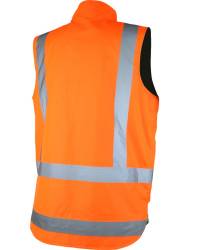 Reversible Hi-Vis Fleece Lined Safety Vest