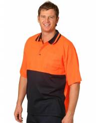 Hi-Vis TruDry Safety Polo, Short Sleeve