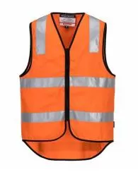 100% Cotton Day/Night Hi-Vis Vest | Men's