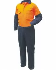 310gsm Cotton Domed Coveralls | Tall